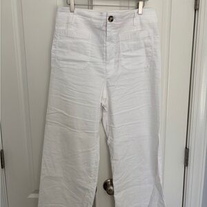 Anthropologie Maeve The Collette Women's White Pants